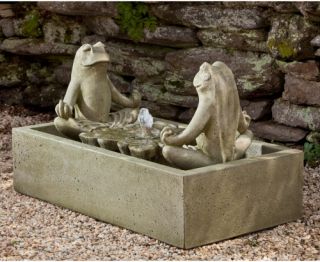 Campania International Zen Too Cast Stone Outdoor Fountain   Fountains