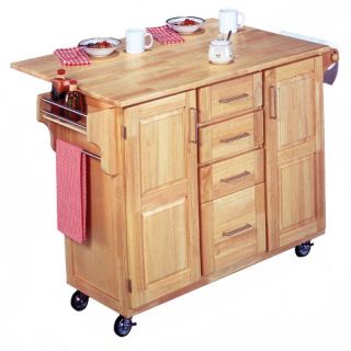The Madison Kitchen Cart with Optional Stools   Kitchen Islands and Carts