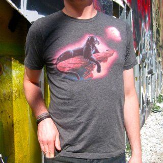 Charlie's Magestic Panther Mens T Shirt L Clothing