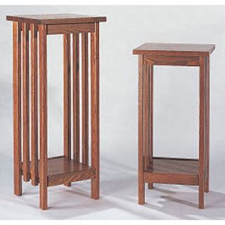 Mission Oak Plant Stand   Plant Stands