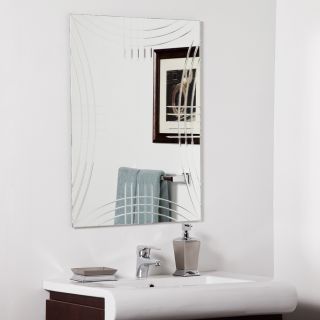 Caydon Modern Bathroom Mirror   23.6W x 31.5H in.   Wall Mirrors