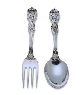 Reed & Barton Francis First Sterling Silver 2 Piece Baby Flatware Set Kitchen & Dining