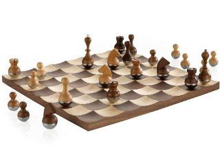 Wobble Chess Set by Umbra   Wooden Games