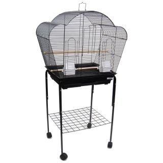 YML Scallop Top Bird Cage with Optional Stand   Bird Cages