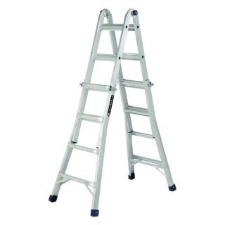 Louisville 6 17 ft. Aluminum Multi Purpose Ladder   Ladders and Scaffolding