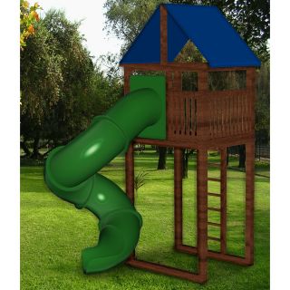 RTS Play Clockwise Spiral Tube Slide   Swing Set Accessories