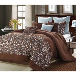 Chic Home Jardin Embroidered Comforter Set   Bedding Sets