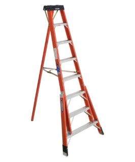 Werner FTP6208 8 ft. Fiberglass Tripod Step Ladder   Ladders and Scaffolding