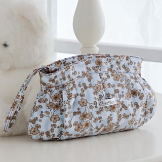 Bumble Collection Paige Purse Diaper Bag   Blue Latte   Designer Diaper Bags