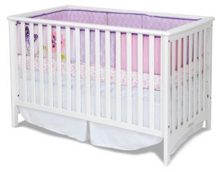 Child Craft London 2 in 1 Convertible Crib   White   Cribs