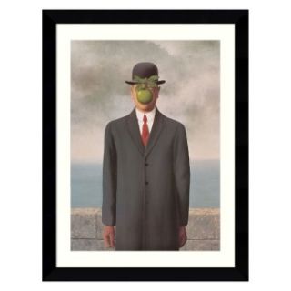 Le Fils de l'Homme (Son of Man), 1964 Framed Wall Art by Rene Magritte   24.62W x 30.62H in.   Framed Wall Art