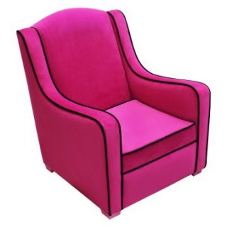 Harmony Kids Camille Chair   Hot Pink/Black   Kids Arm Chairs
