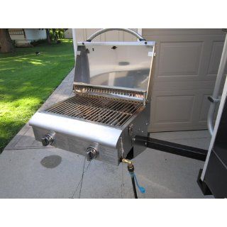 Nexgrill 820 0015 2 Burner Table Top Gas Grill with Tank Regulator (Discontinued by Manufacturer)  Outdoor Tabletop Grills  Patio, Lawn & Garden