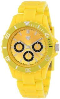 Fancy Face Women's FF249YE Candy Collection "Fergie" Yellow Multi Eye Plastic Bracelet Watch Watches