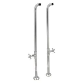 Huntington Brass Wyndamere Classic S480 Free Standing Supply Line with Shut Off Valves   Bathtub and Shower Components