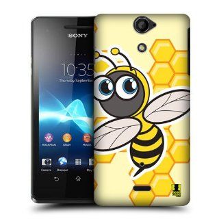 Head Case Designs Bee Eye Bugs Hard Back Case Cover for Sony Xperia V LT25i Cell Phones & Accessories