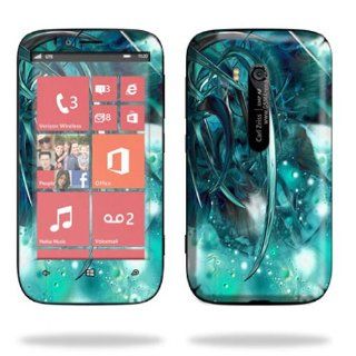 MightySkins Protective Skin Decal Cover for Nokia Lumia 822 Cell Phone T Mobile Sticker Skins Distortion Computers & Accessories
