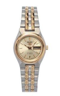 Seiko Ladies Automatic Bilingual Day And Date Calendar Watch SYM798 at  Women's Watch store.