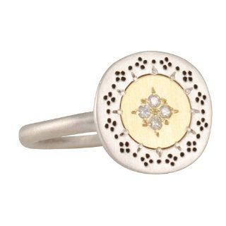 ADEL CHEFRIDI  Harmony Ring with Diamonds Jewelry