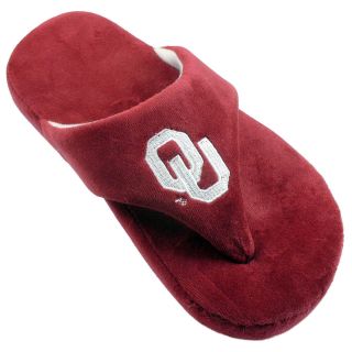 Comfy Feet NCAA Comfy Flop Slippers   Oklahoma Sooners   Mens Slippers