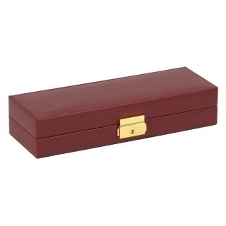 Wolf Designs Heritage Chelsea Scarlet Safety Deposit Box   11W x 2.125H in.   Womens Jewelry Boxes