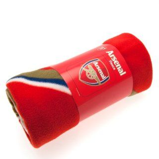 Arsenal FC Authentic EPL Fleece Blanket BL  Sports Fan Throw Blankets  Sports & Outdoors