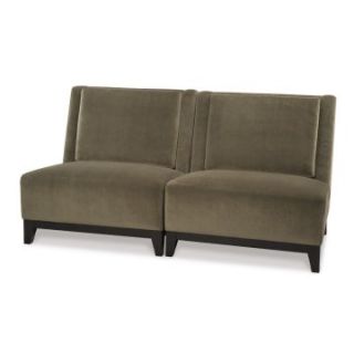 Avenue Six Merge Modular Slipper Chair   Pewter   Accent Chairs