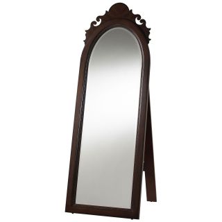 Cooper Classics Chippendale Easel Back Cheval Mirror   Floor Mirrors