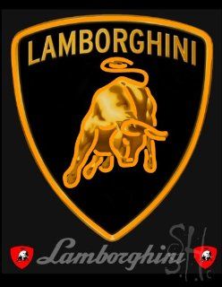 Lamborghini Gallardo Murcielago Diablo Outdoor Neon Sign 31" Tall x 24" Wide x 3.5" Deep  Business And Store Signs 