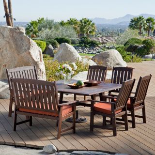 Coral Coast Cabos Collection Square Patio Dining Set   Seats 8   Patio Dining Sets
