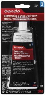 Bondo 801 Professional Glazing and Spot Putty   3.0 oz. Automotive