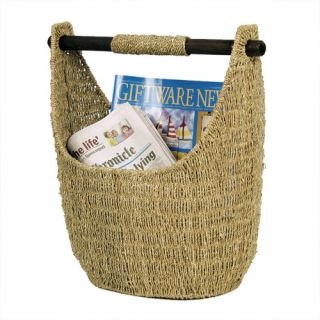 Oblong Seagrass Magazine Basket   Home Magazine Racks