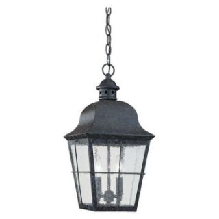 Sea Gull Chatham Outdoor Hanging Light   19H in. Oxidized Bronze   Outdoor Hanging Lights