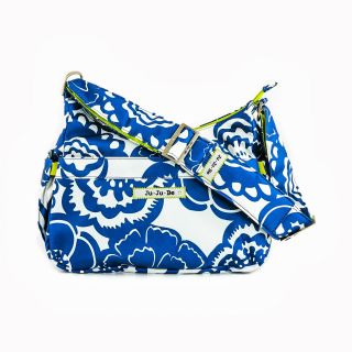 Ju Ju Be Hobobe Diaper Bag   Cobalt Blossoms   Designer Diaper Bags