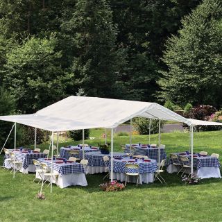 ShelterLogic 20 x 10 All Purpose Canopy with Extension   Canopies
