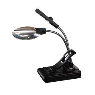 Normande Lighting GP5 803A LED Book Light with Magnifier, 4 Piece   Full Page Magnifier Lamp  