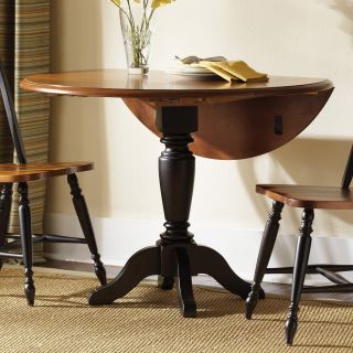 Liberty Furniture Low Country Black Drop Leaf Dining Table   Dining Tables
