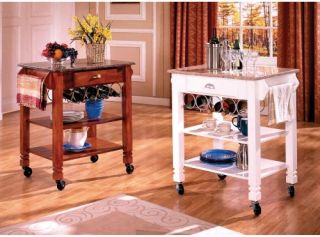 Caster Kitchen Island   Kitchen Islands and Carts