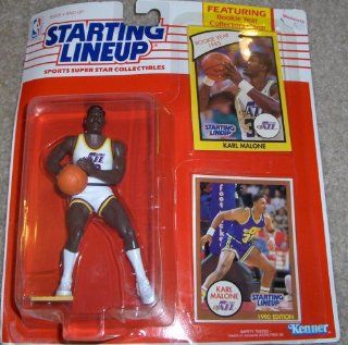 Karl Malone Action Figure (Utah Jazz)   1990 Starting Lineup NBA Series  Toy Figures  Toys & Games