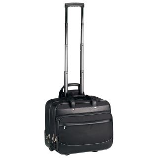 Bellino Double Compartment Rolling Computer Case   Computer Laptop Bags