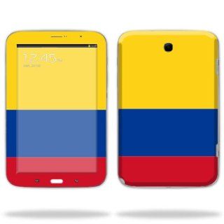 MightySkins Protective Skin Decal Cover for Samsung Galaxy Note 8.0 Tablet with 8" screen Sticker Skins Colombian Flag Computers & Accessories