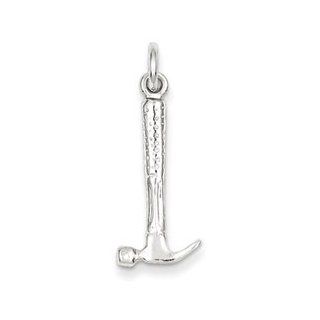 Hammer Charm Sterling Silver Hammer Charm Pendants Jewelry