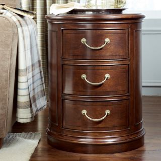 American Drew Cherry Grove The New Generation Round Drum End Table   End Tables