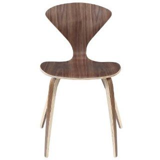 East End Imports EEI808DWL The Vortex Chair Stacking Chair in Dark Walnut EEI808DWL   Dining Chairs