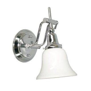 Grandrich FW 808 1 1 Light Wall Lamp, Satin Steel    