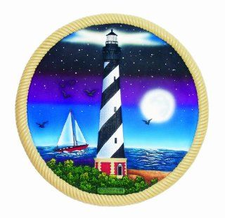Spoontiques Lighthouse and Moon Stepping Stone  Outdoor Decorative Stones  Patio, Lawn & Garden
