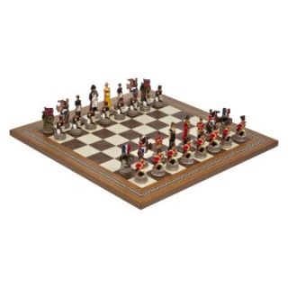 Battle of Waterloo Hand Painted Chess Set   Chess Sets
