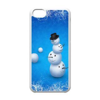 Custom Christmas Cover Case for iPhone 5C W5C 809 Cell Phones & Accessories