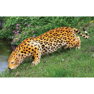 Design Toscano Prowling Spotted Jaguar Statue   Garden Statues