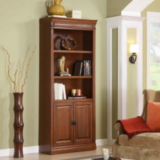Whalen Augusta Bookcase with Doors   Bookcases